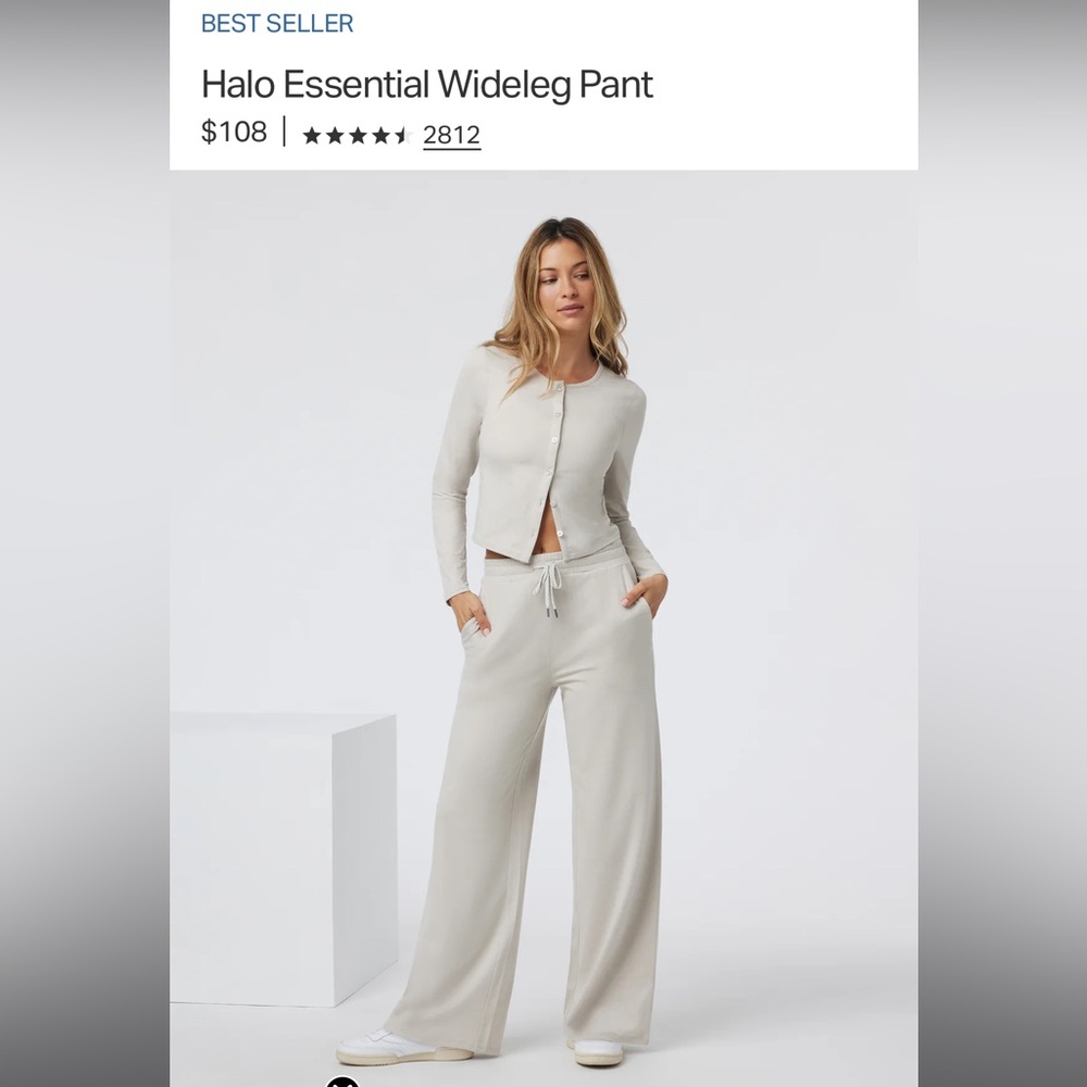 Halo Essential Wideleg Pant